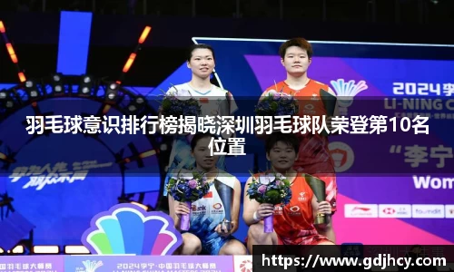 羽毛球意识排行榜揭晓深圳羽毛球队荣登第10名位置
